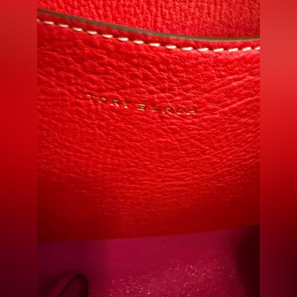 Tory Burch Perry Leather Tote – Red / Pink NWOT - Picture 6 of 7